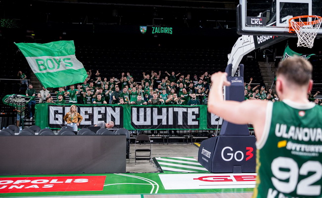 „Green White Boys“ nusivylė sirgalių aktyvumu: „Žalgirio“ arena buvo gėdinga“